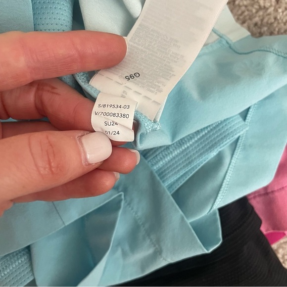 Athleta Girl Skirt/ Skort Bundle (3) Blue, Pink, Black XS/Small 6/7 - Picture 11 of 12